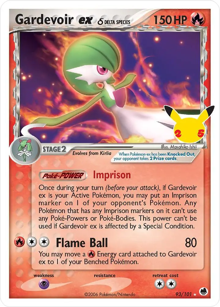 Gardevoir ex, Celebrations Classic Collection CC014/25