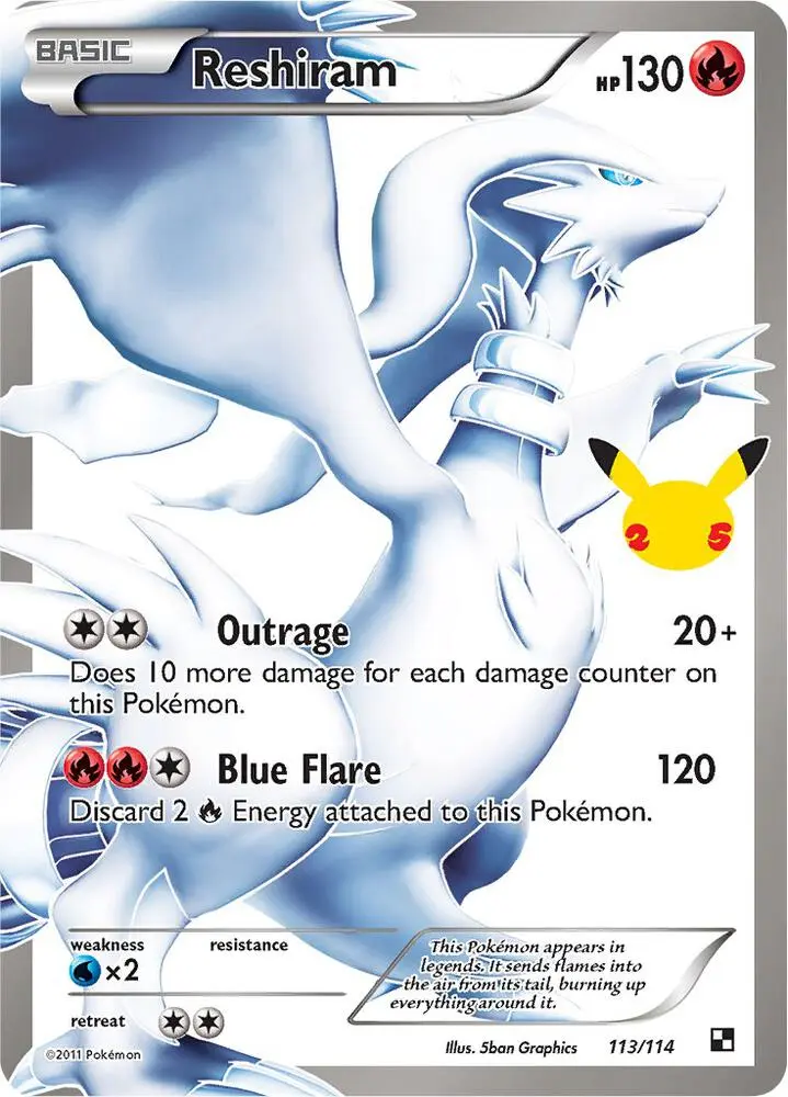 Reshiram, Celebrations Classic Collection CC020/25