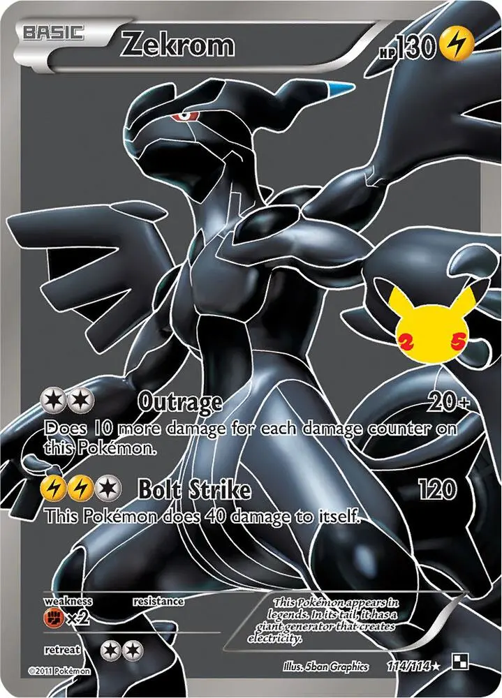 Zekrom, Celebrations Classic Collection CC021/25