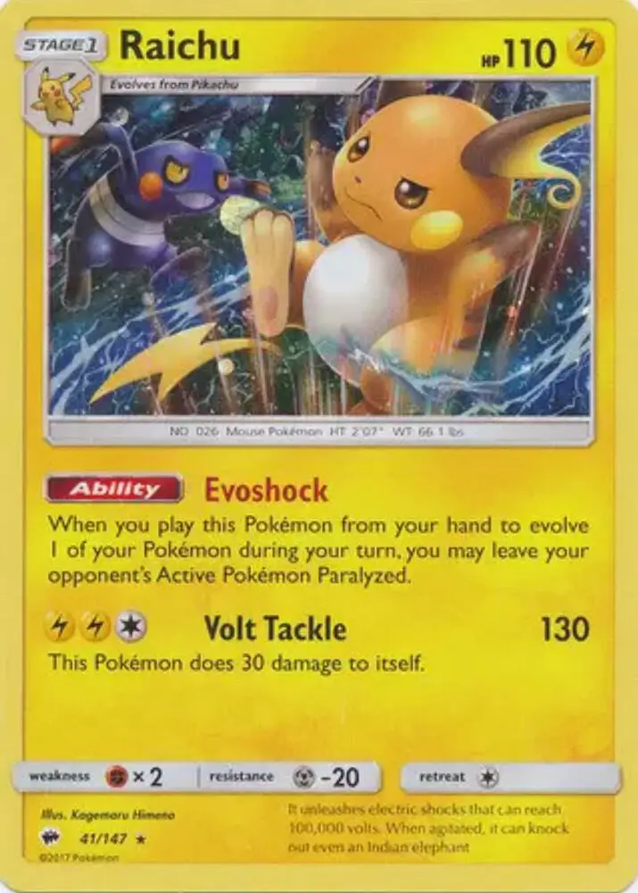 Raichu, Blister Exclusives 041/147