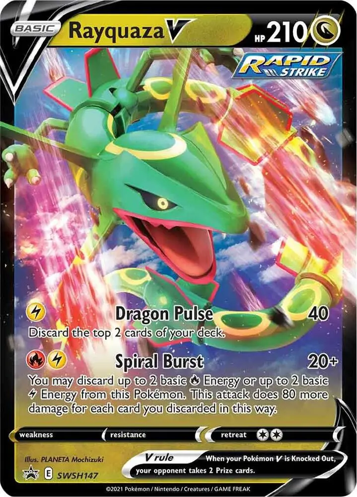 Rayquaza V, SWSH Black Star Promos SWSH147/307