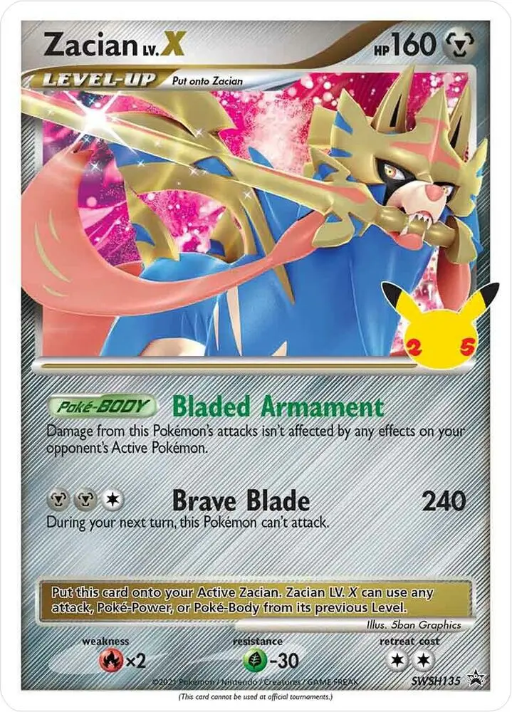 Zacian, SWSH Black Star Promos SWSH135/307