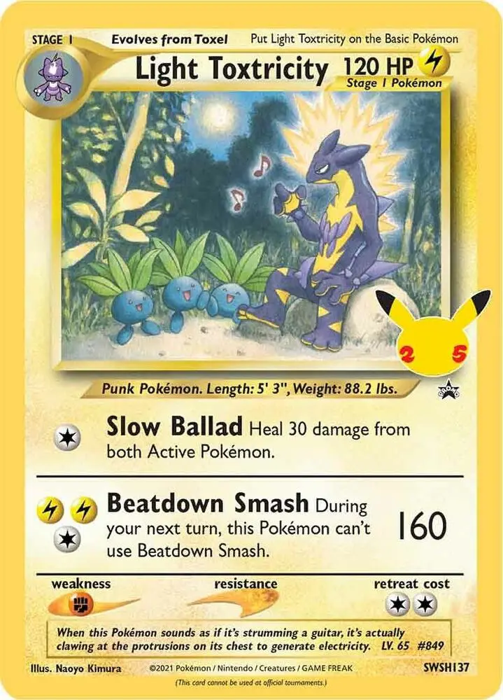 Light Toxtricity, SWSH Black Star Promos SWSH137/307