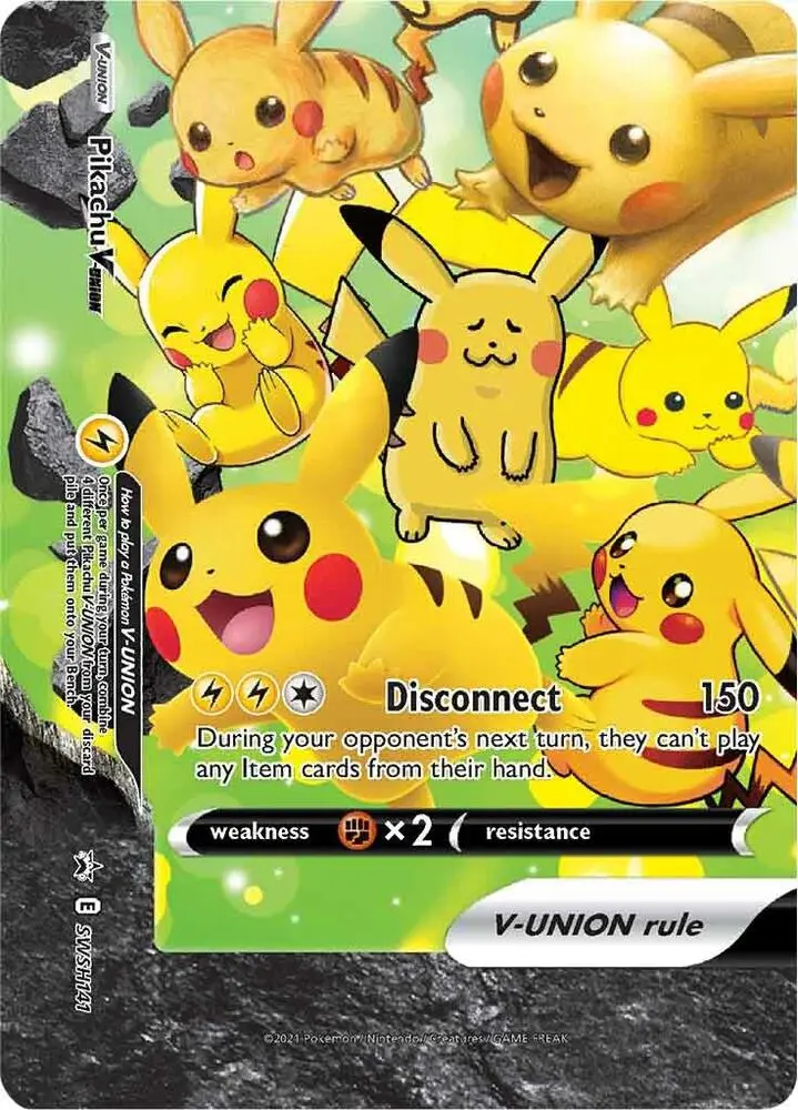 Pikachu V-UNION, SWSH Black Star Promos SWSH141/307