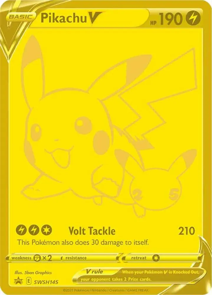 Pikachu V, SWSH Black Star Promos SWSH145/307