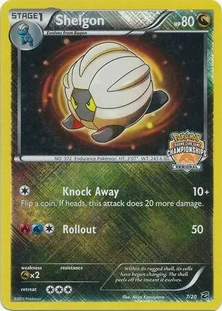 Shelgon, League & Championship Cards 007/020