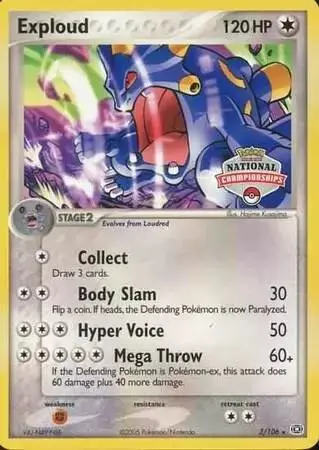 Exploud, League & Championship Cards 003/109