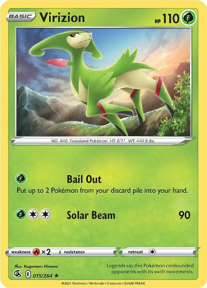 Virizion, Fusion Strike 15/264
