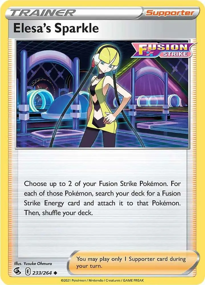 Elesa's Sparkle, Fusion Strike 233/264