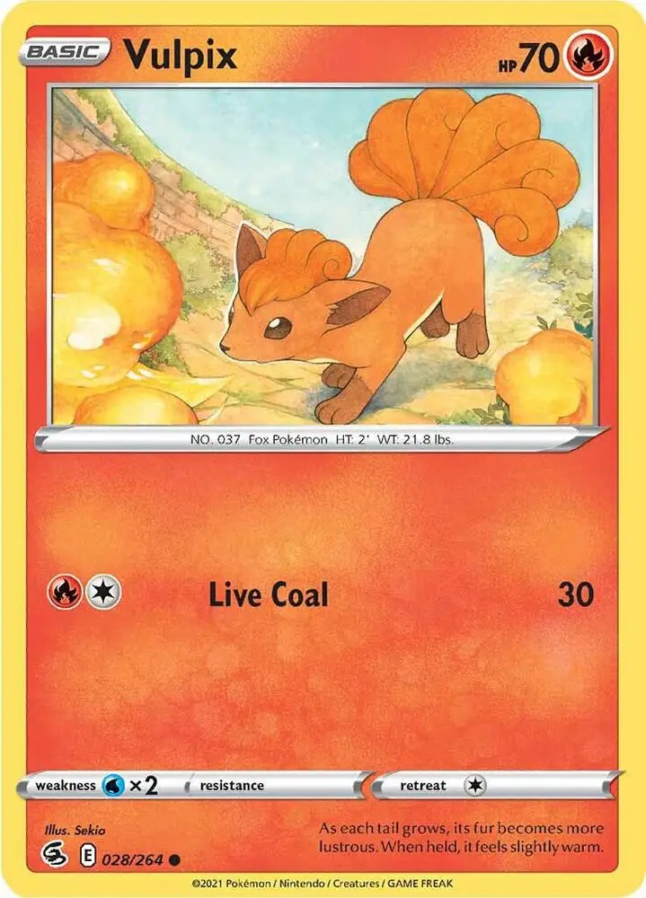 Vulpix, Fusion Strike 28/264