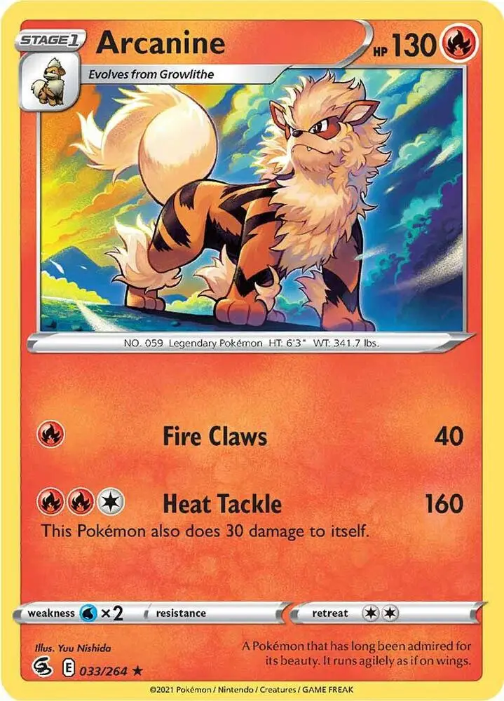 Arcanine, Fusion Strike 33/264