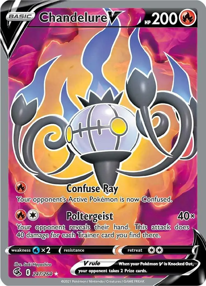 Chandelure V, Fusion Strike 247/264