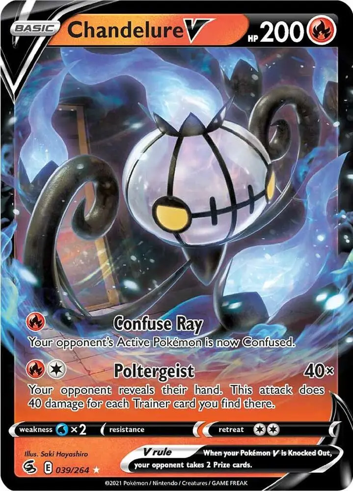 Chandelure V, Fusion Strike 39/264