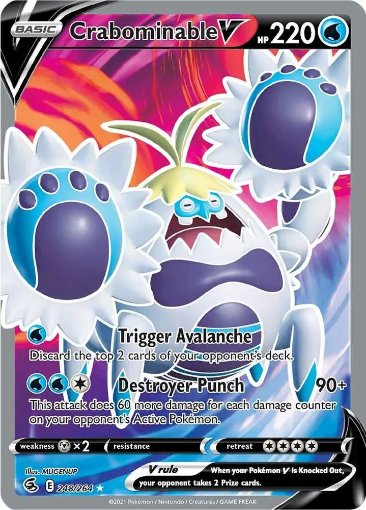 Crabominable V, Fusion Strike 248/264