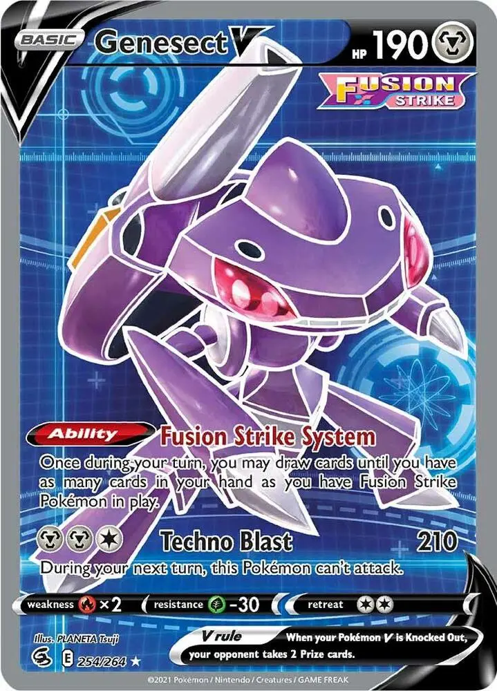 Genesect V, Fusion Strike 254/264