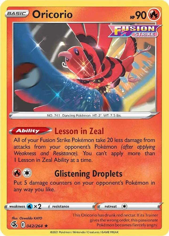 Oricorio, Fusion Strike 42/264