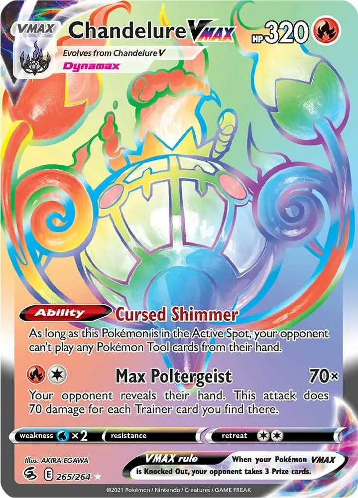 Chandelure VMAX, Fusion Strike 265/264