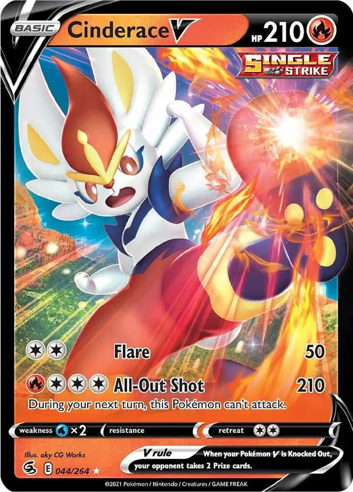 Cinderace V, Fusion Strike 44/264