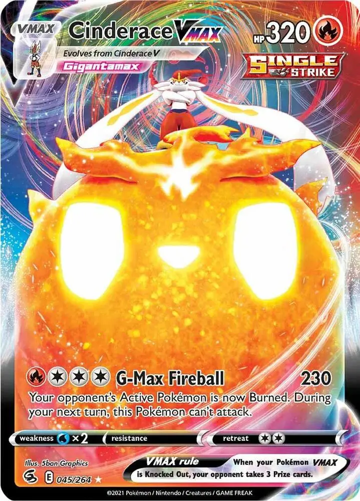 Cinderace VMAX, Fusion Strike 45/264