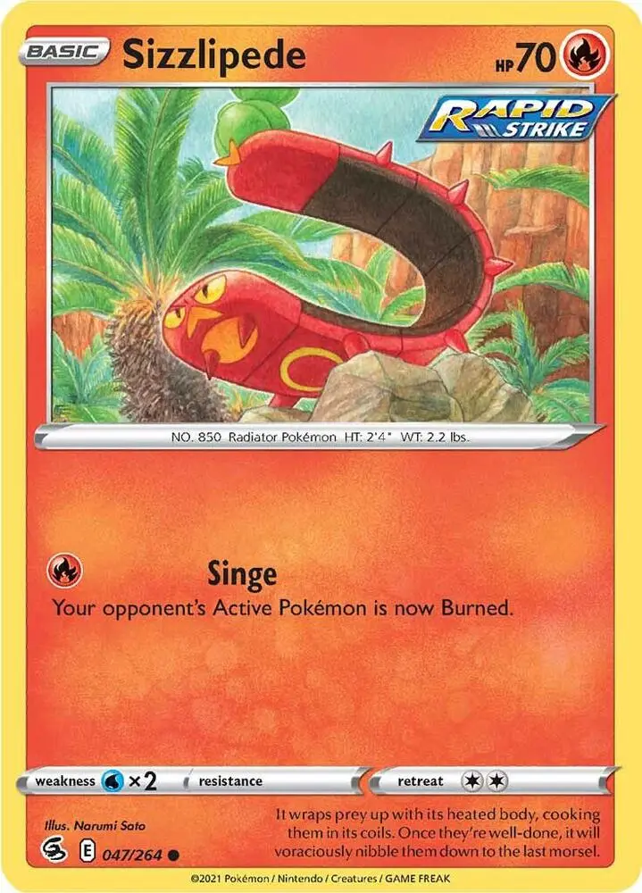 Sizzlipede, Fusion Strike 47/264