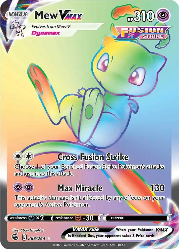 Mew VMAX, Fusion Strike 268/264