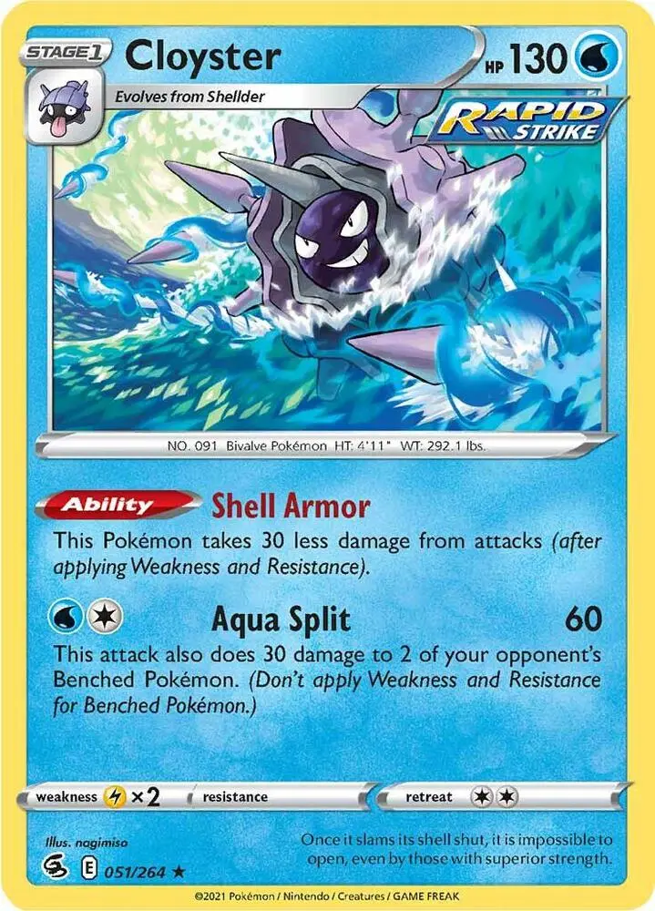Cloyster, Fusion Strike 51/264