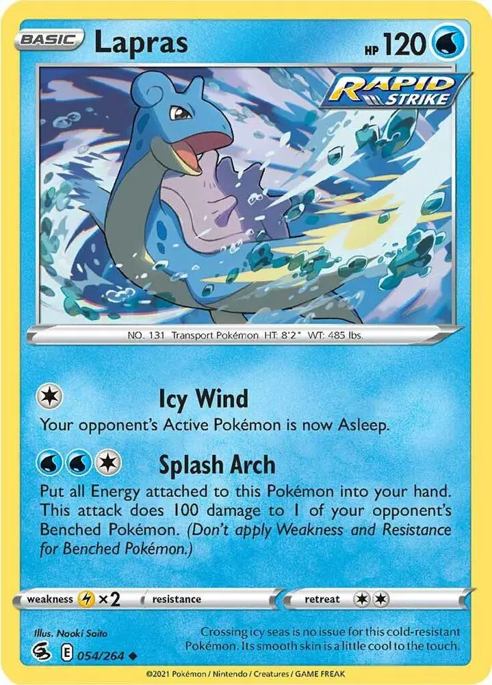 Lapras, Fusion Strike 54/264