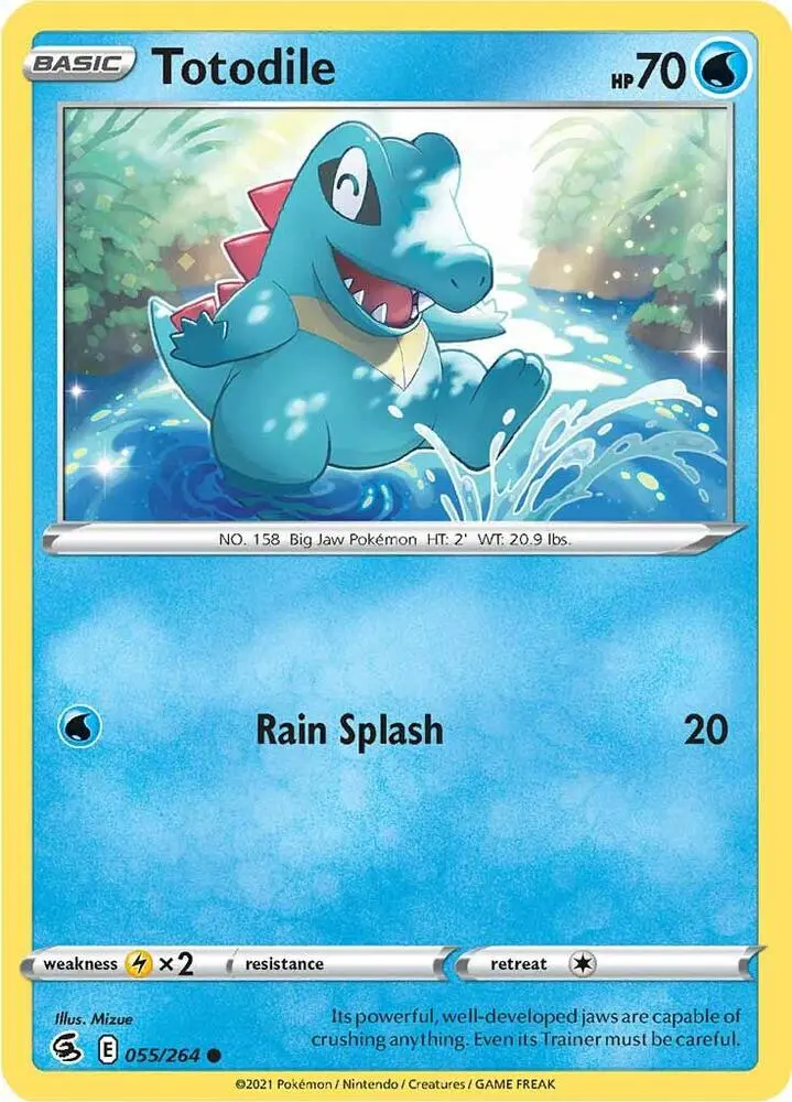 Totodile, Fusion Strike 55/264