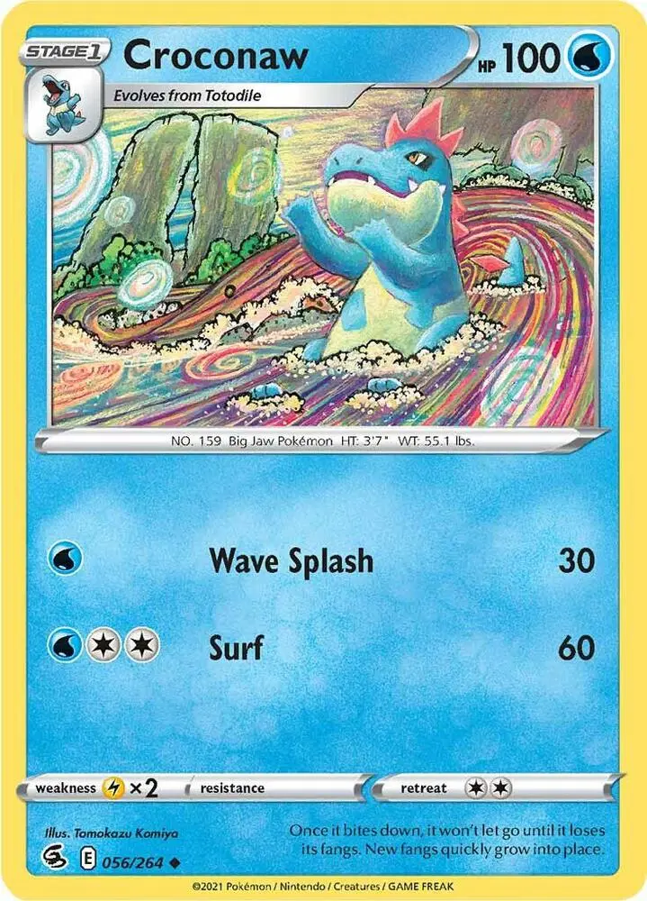Croconaw, Fusion Strike 56/264