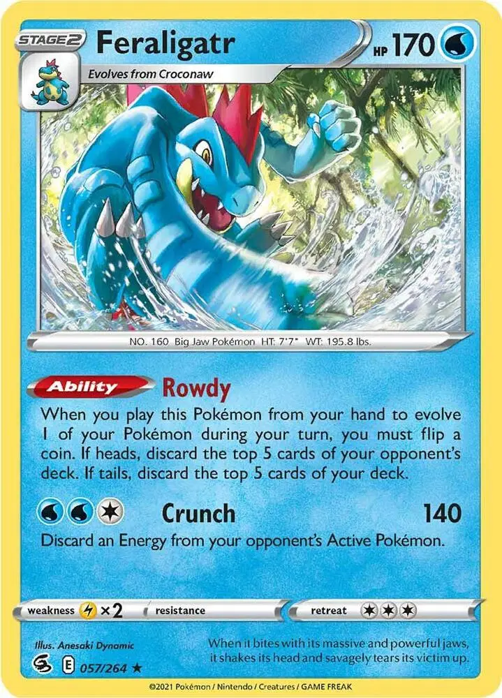 Feraligatr, Fusion Strike 57/264