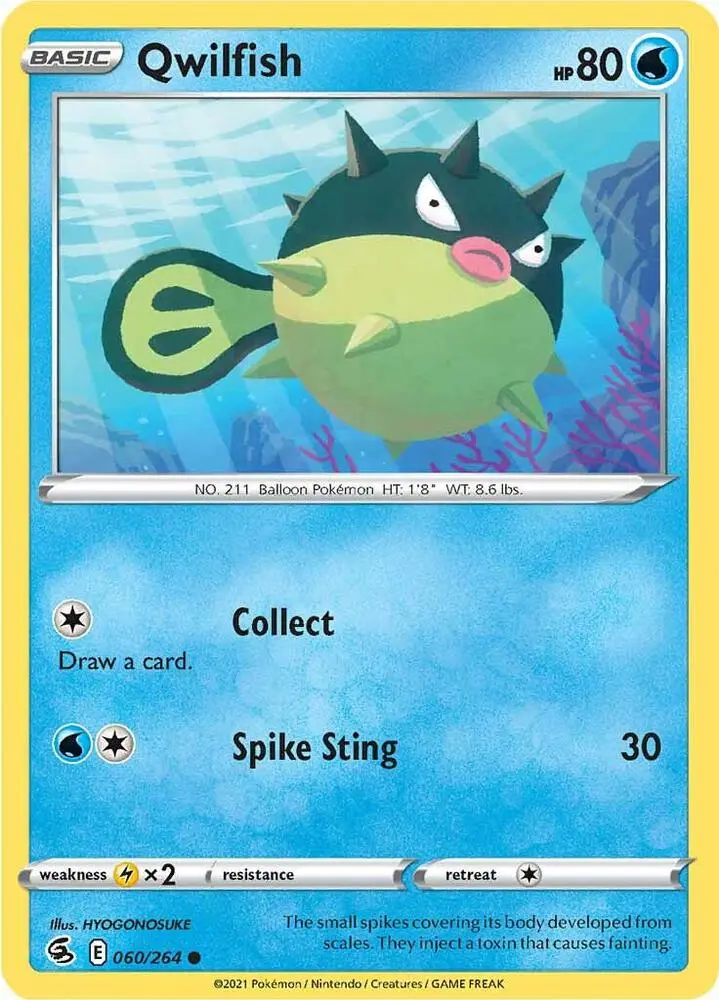 Qwilfish, Fusion Strike 60/264
