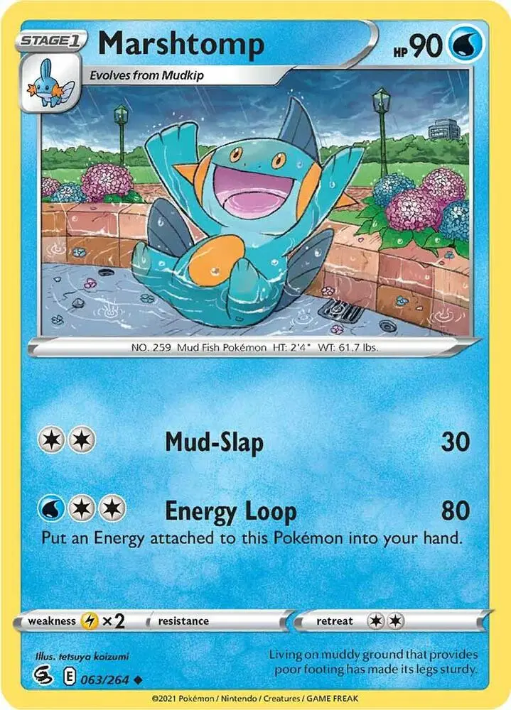Marshtomp, Fusion Strike 63/264