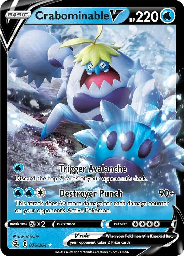 Crabominable V, Fusion Strike 76/264