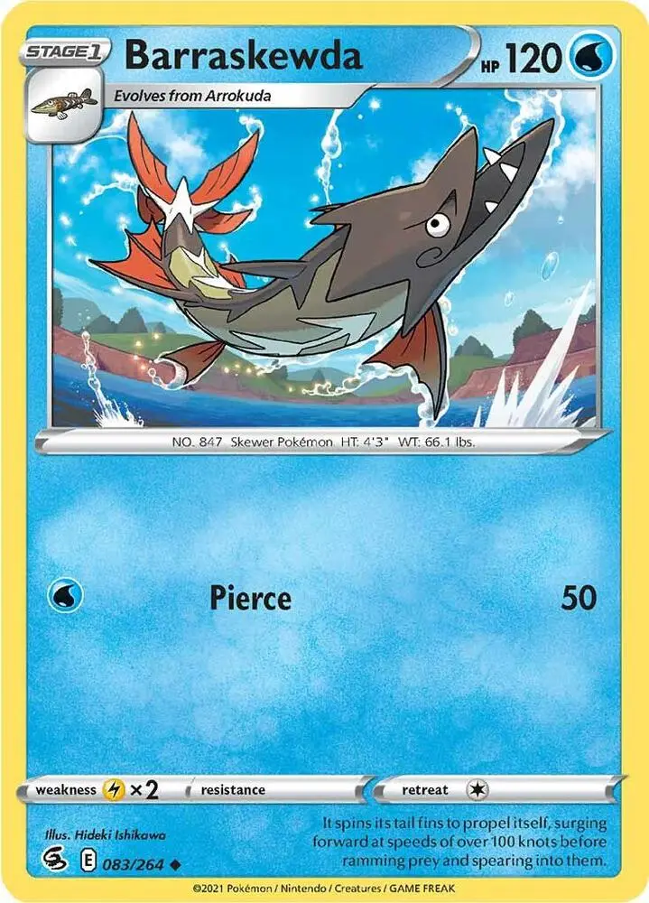 Barraskewda, Fusion Strike 83/264