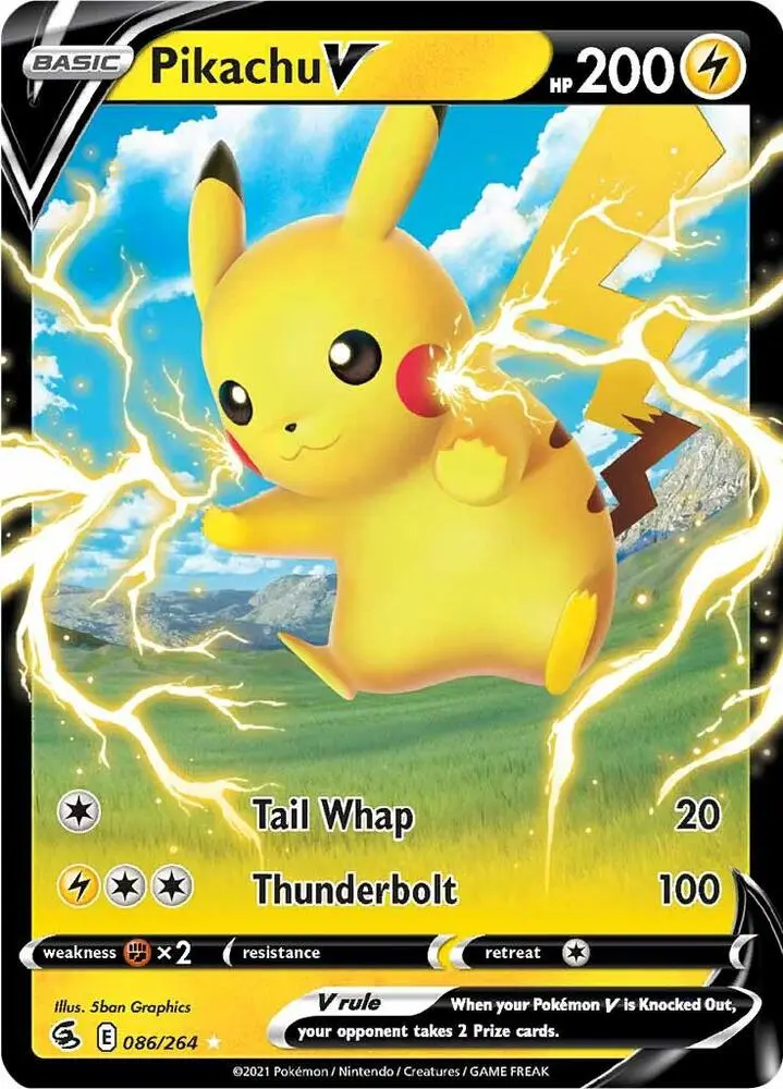 Pikachu V, Fusion Strike 86/264