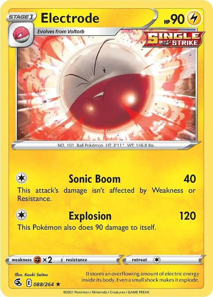 Electrode, Fusion Strike 88/264