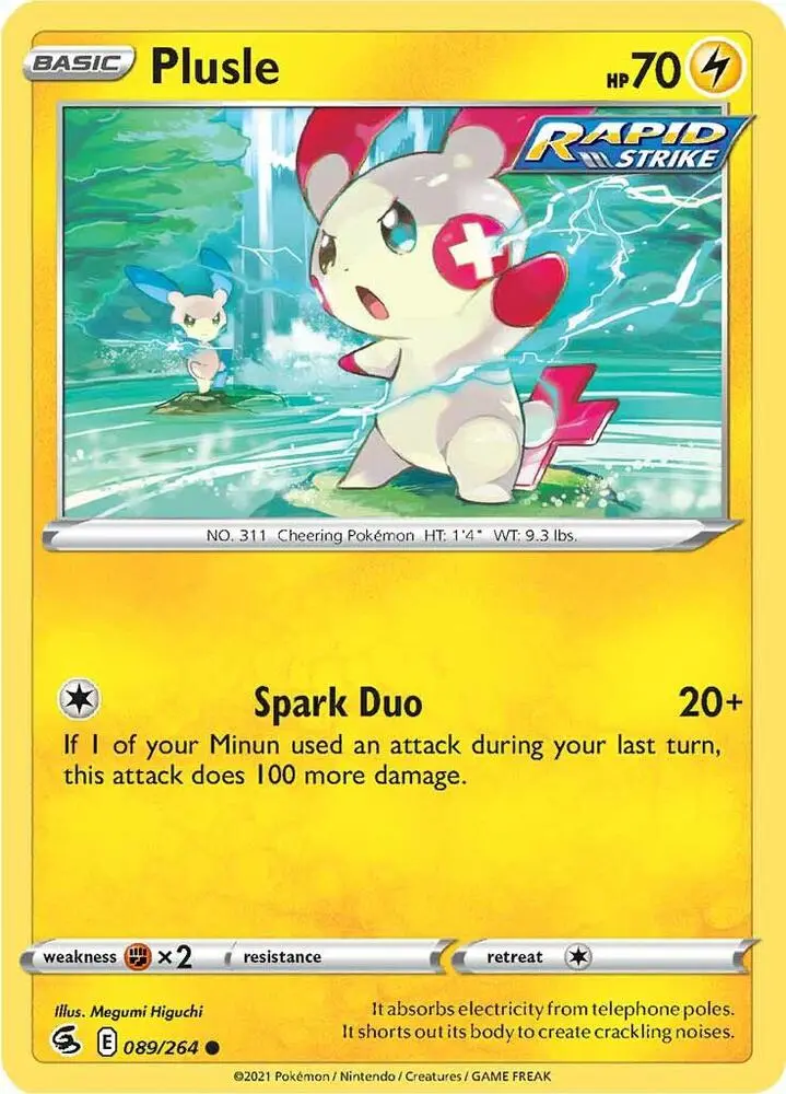 Plusle, Fusion Strike 89/264