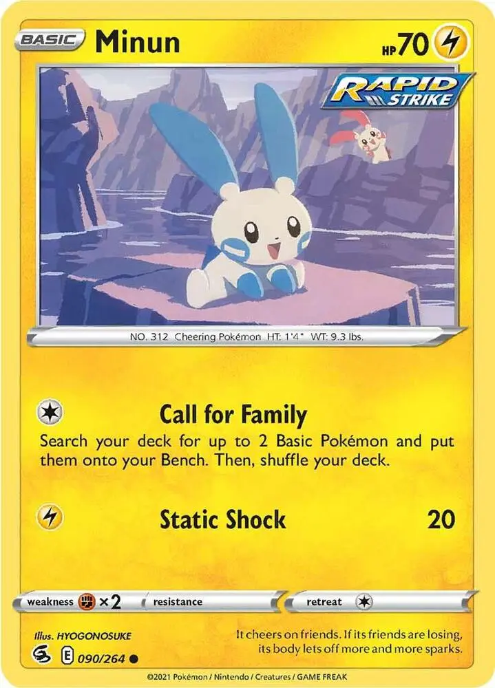 Minun, Fusion Strike 90/264