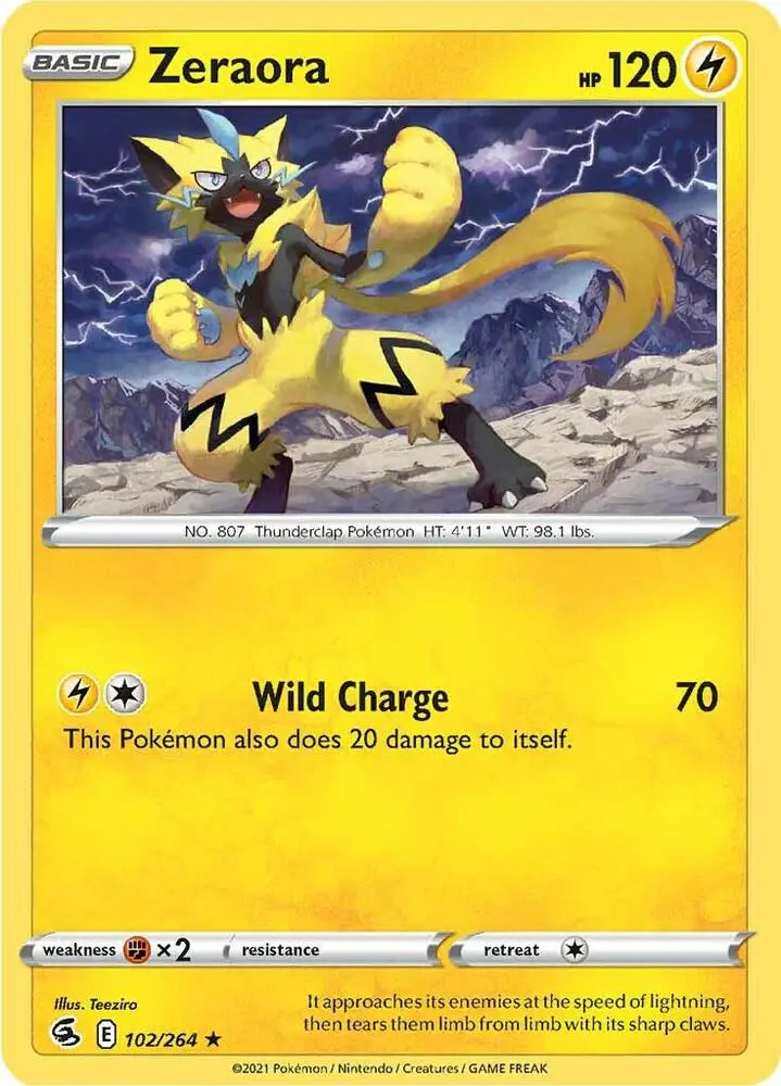 Zeraora, Fusion Strike 102/264