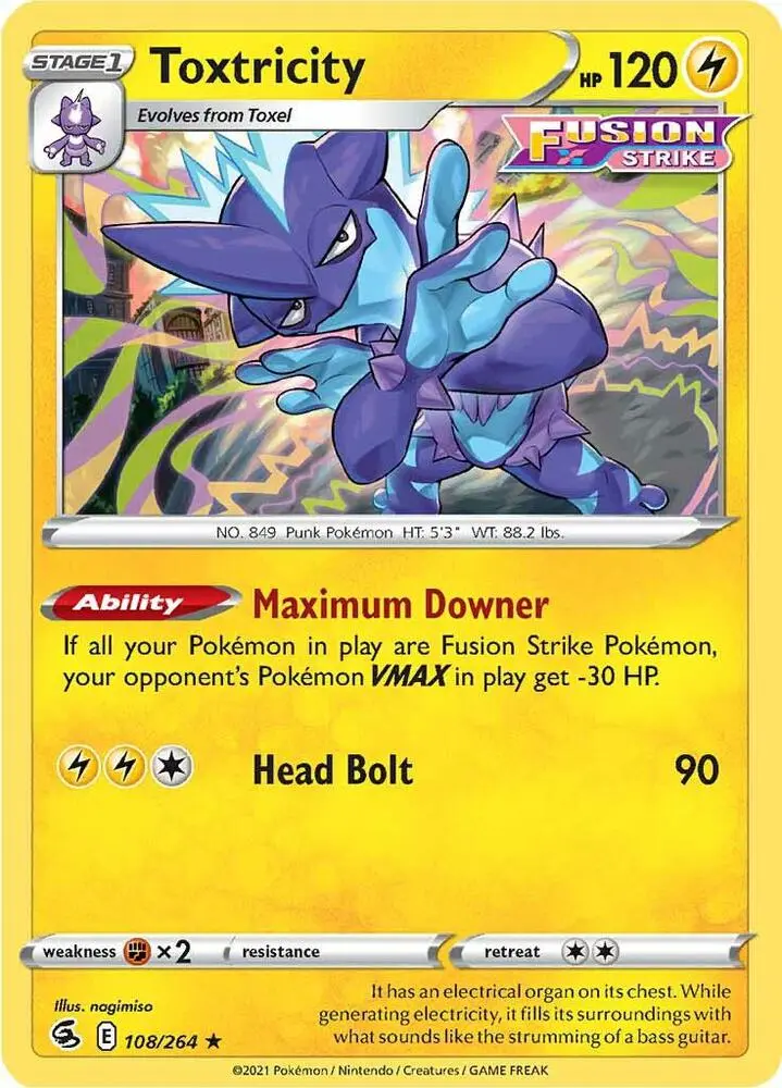 Toxtricity, Fusion Strike 108/264