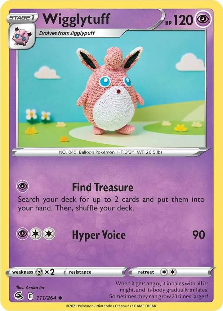 Wigglytuff, Fusion Strike 111/264