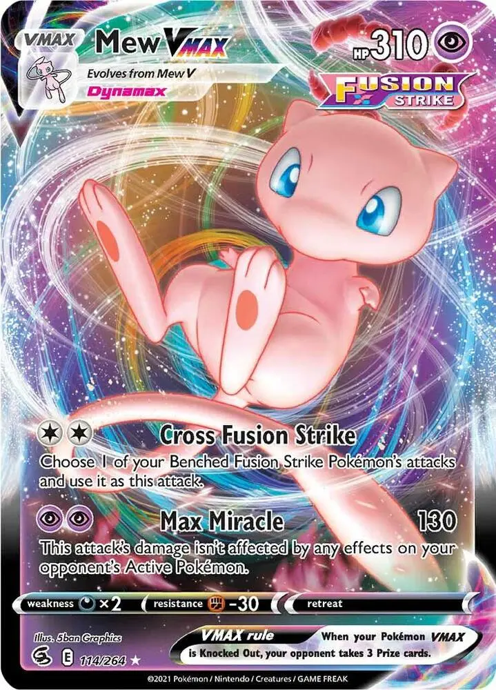 Mew VMAX, Fusion Strike 114/264