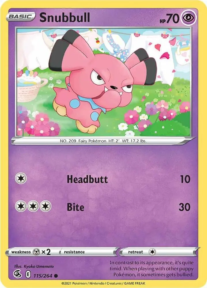 Snubbull, Fusion Strike 115/264