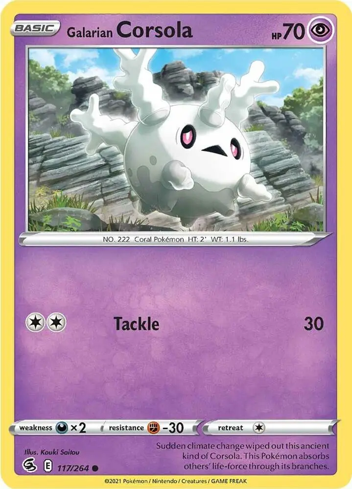 Galarian Corsola, Fusion Strike 117/264