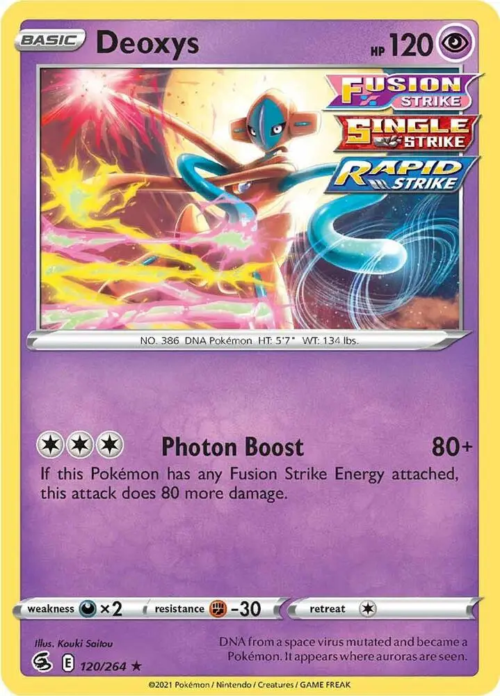 Deoxys, Fusion Strike 120/264