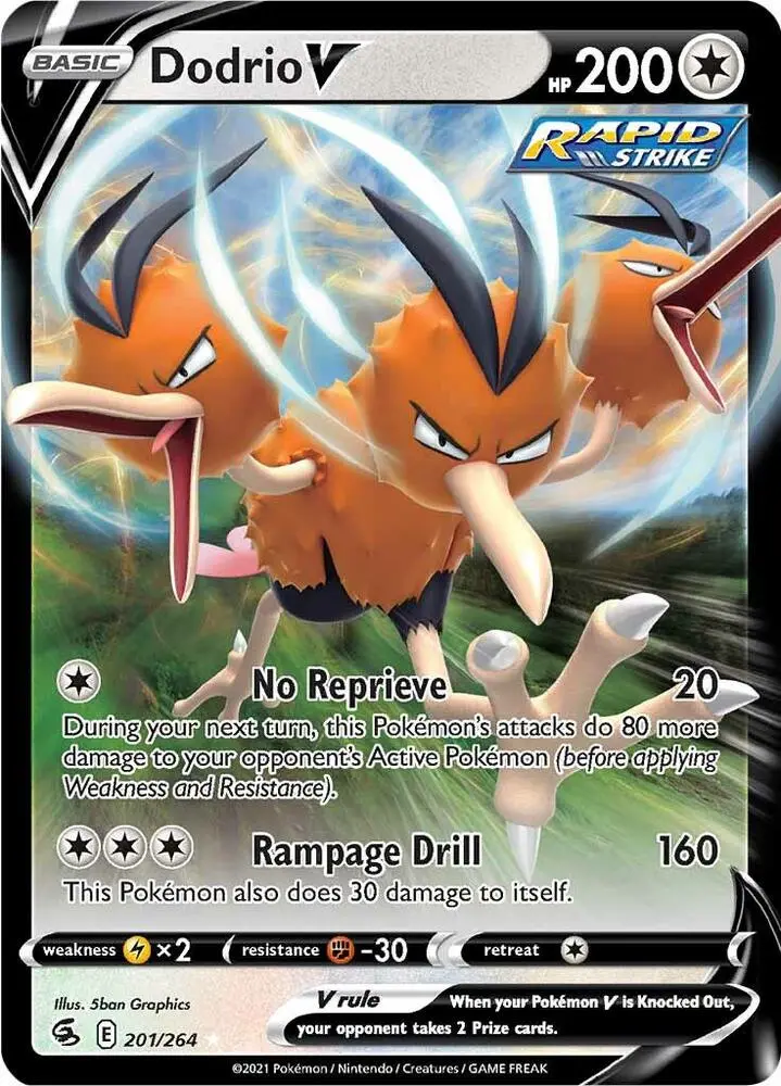 Dodrio V, Fusion Strike 201/264