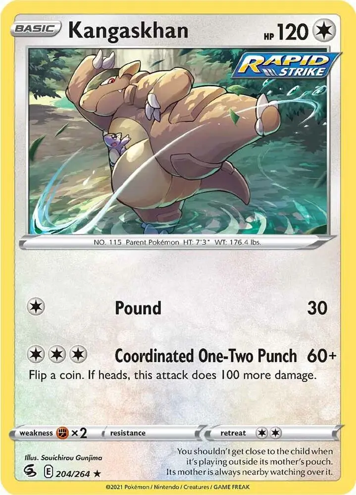 Kangaskhan, Fusion Strike 204/264