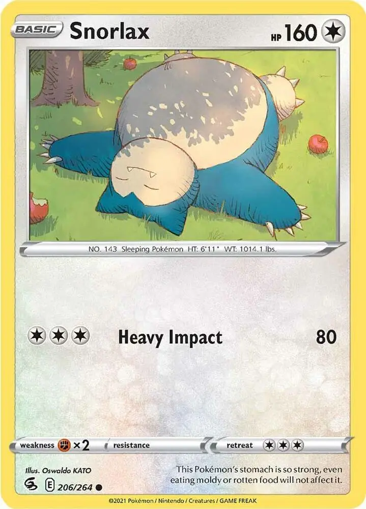 Snorlax, Fusion Strike 206/264