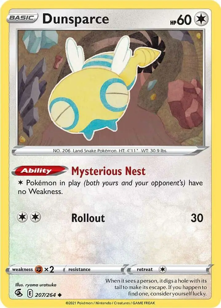 Dunsparce, Fusion Strike 207/264
