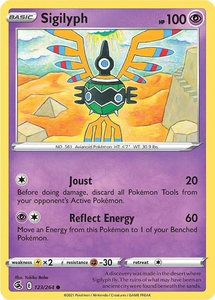 Sigilyph, Fusion Strike 123/264